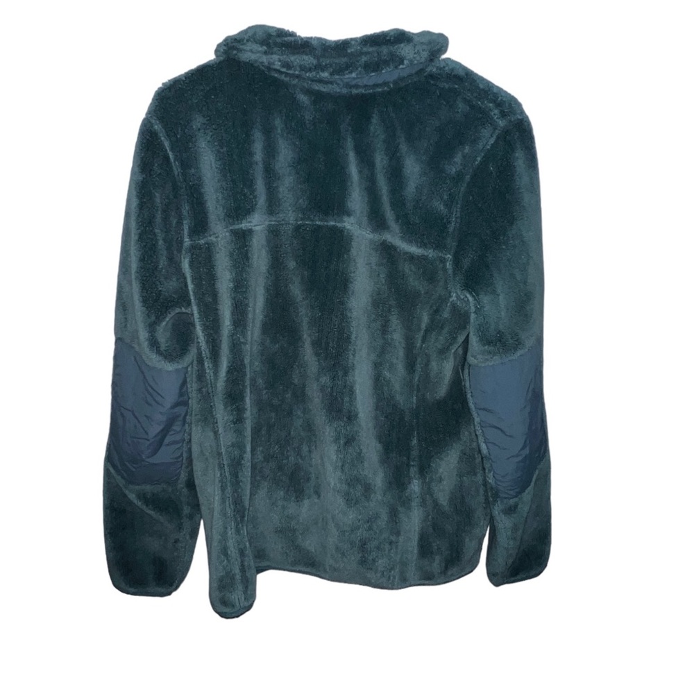 L.L.Bean Teal Hi-Pile Fleece Jacket - Picture 2 of 5
